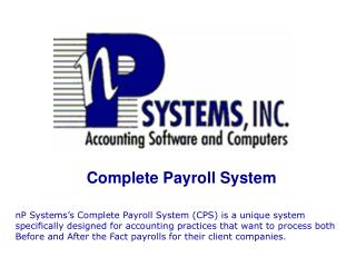 Complete Payroll System