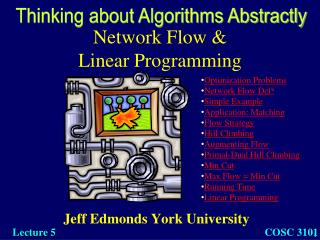 Network Flow & Linear Programming