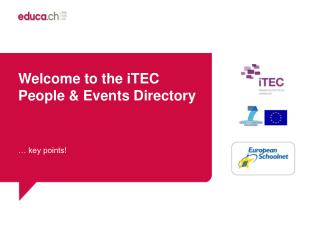 Welcome to the iTEC People & Events Directory