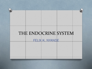 THE ENDOCRINE SYSTEM