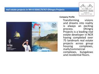 real estate projects in NH-8 9266176767-Dhingra Projects