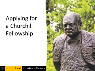 Applying for a Churchill Fellowship