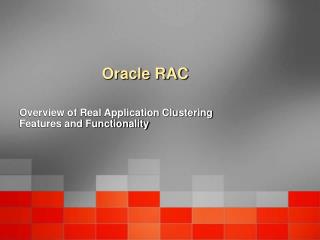 Oracle RAC