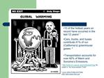 10 of the hottest years on record have occurred in the last 12 years 1 Cars, trucks, and buses contribute 41 of our Cali