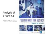 Analysis of a Print Ad
