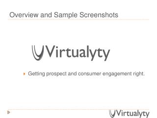 Virtualyty Intro (Use Cases)