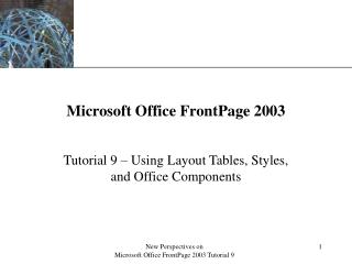 Microsoft Office FrontPage 2003