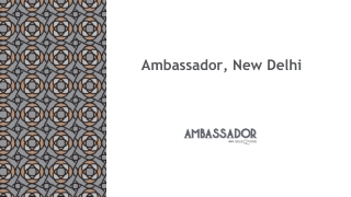 Ambassador, New Delhi