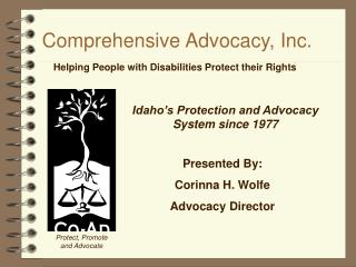 Comprehensive Advocacy, Inc.