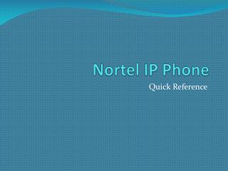 Nortel IP Phone