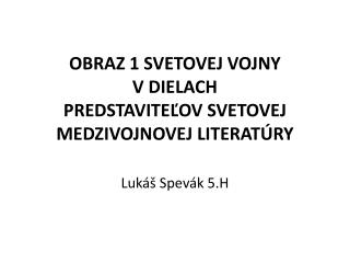 Lukáš Spevák 5.H