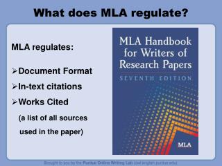 What does MLA regulate?