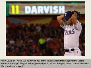 Darvish struggles but wins Rangers debut