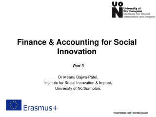 Finance &amp; Accounting for Social Innovation