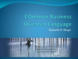 COmmon Business Oriented Language