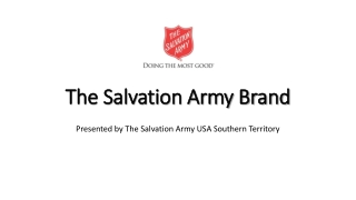The Salvation Army Brand