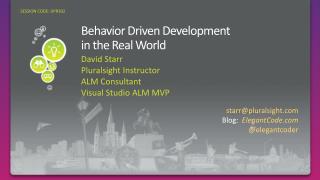 Behavior Driven Development in the Real World