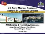 US Army Medical Research Institute of Chemical Defense