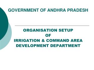 PPT GOVERNMENT OF ANDHRA  PRADESH  PowerPoint Presentation 