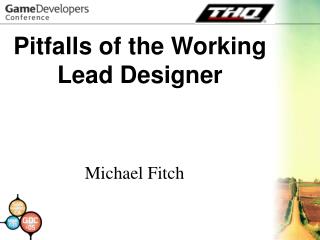 Pitfalls of the Working Lead Designer