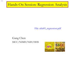 Hands-On Session: Regression Analysis