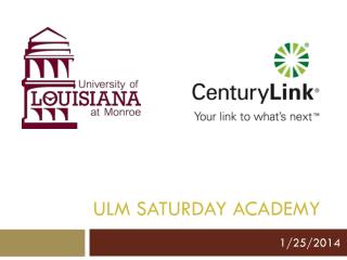 ULM Saturday Academy