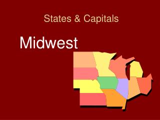 capitals states powerpoint michigan clues ppt presentation lansing midwest mitten sing lan sort shaped ce amp