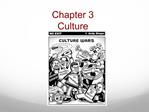 Chapter 3 Culture