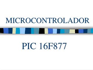 MICROCONTROLADOR