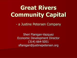 Great Rivers Community Capital - a Justine Petersen Company