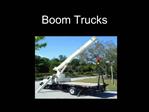 Boom Trucks