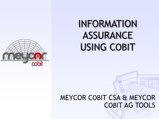 INFORMATION ASSURANCE USING C OBI T