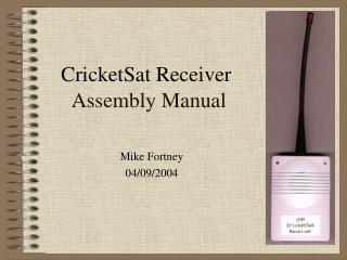 Assembly Manual