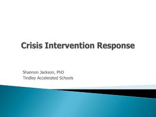 PPT - Therapeutic Crisis Intervention : De- Escalation Techniques ...