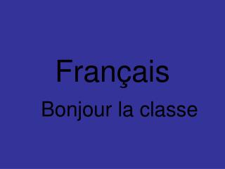 Français