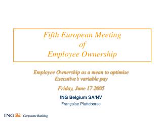 Fifth European Meeting of Employee Ownership