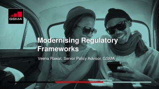 Modernising Regulatory Frameworks