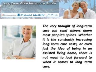 Long Term Care Insurance Cost