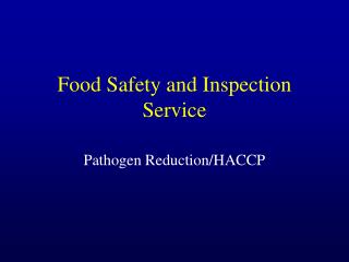 Food Safety and Inspection Service