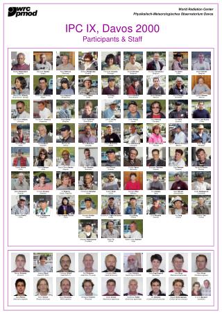 IPC IX, Davos 2000 Participants &amp; Staff
