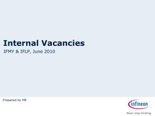 Internal Vacancies