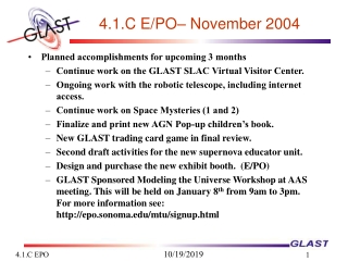 4.1.C E/PO– November 2004