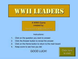 WWII Leaders