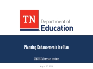 Planning Enhancements in ePlan