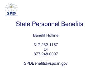 State Personnel Benefits