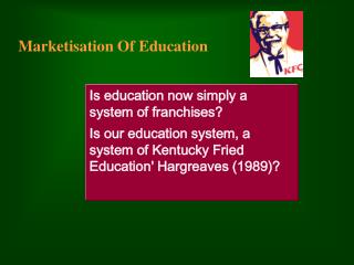 Marketisation Of Education