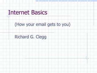 Internet Basics