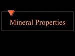 Mineral Properties