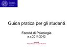 Guida pratica per gli studenti