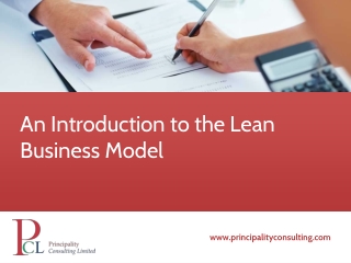 An Introduction to the Lean Business Model